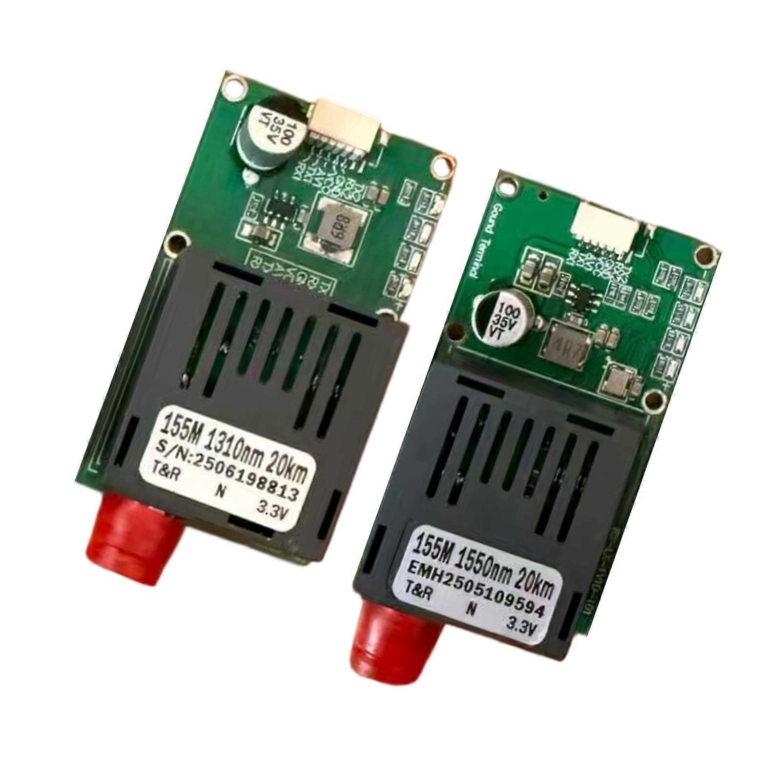 20km Drones Video Transceiver Module Fiber Optically Low Latency Encoding For RX/TX/VCC/GND Drones Accessories Multicolor