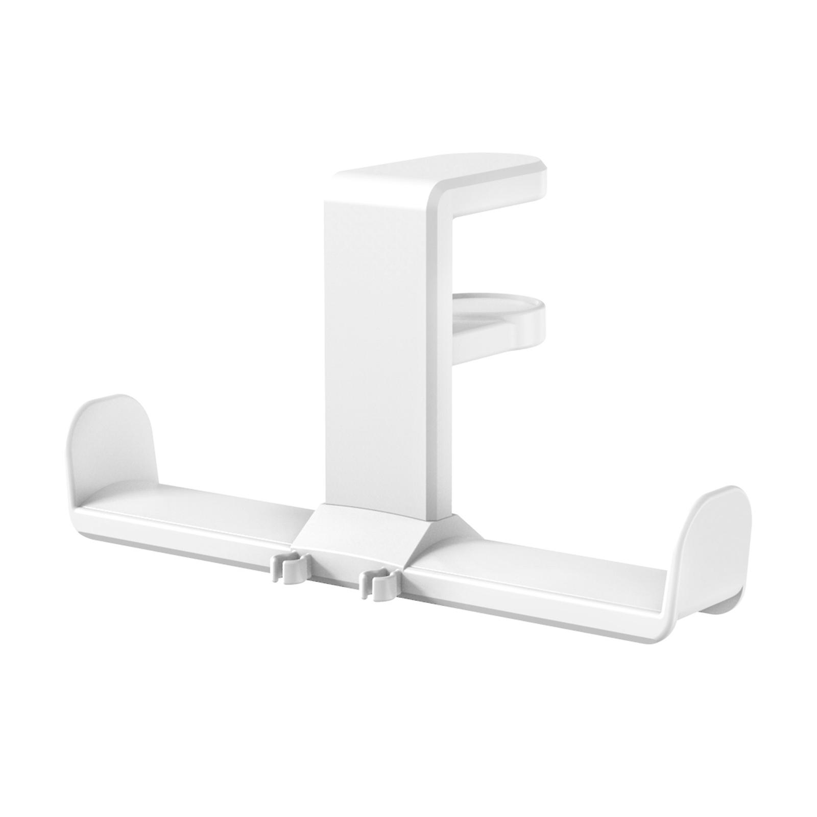 Versatilitys Headsets Stand with 360Swivel Mechanism,Clamp On Desk Attachment, Controller Clip Holder Gaming Accessories  White