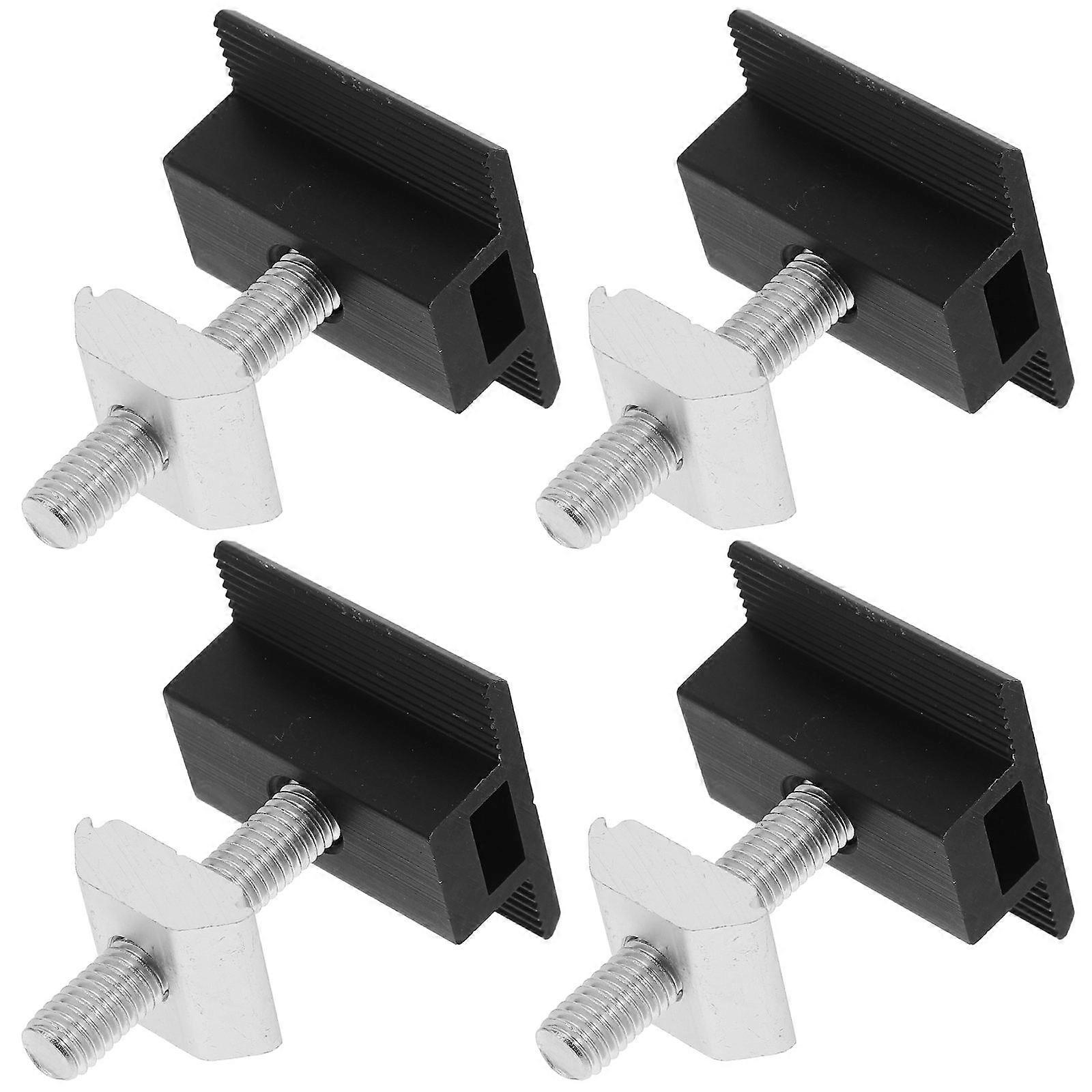 Solar Panel Mount Bracket Aluminum Alloy for Roof Use 4Pcs Set