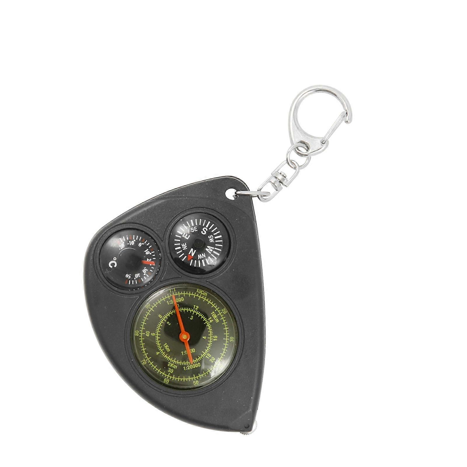 Portable Keychain Compasses Accurate Distance Measurement Tool High precisions Hiking Compasses Outdoor Navigation Tool Multicolor