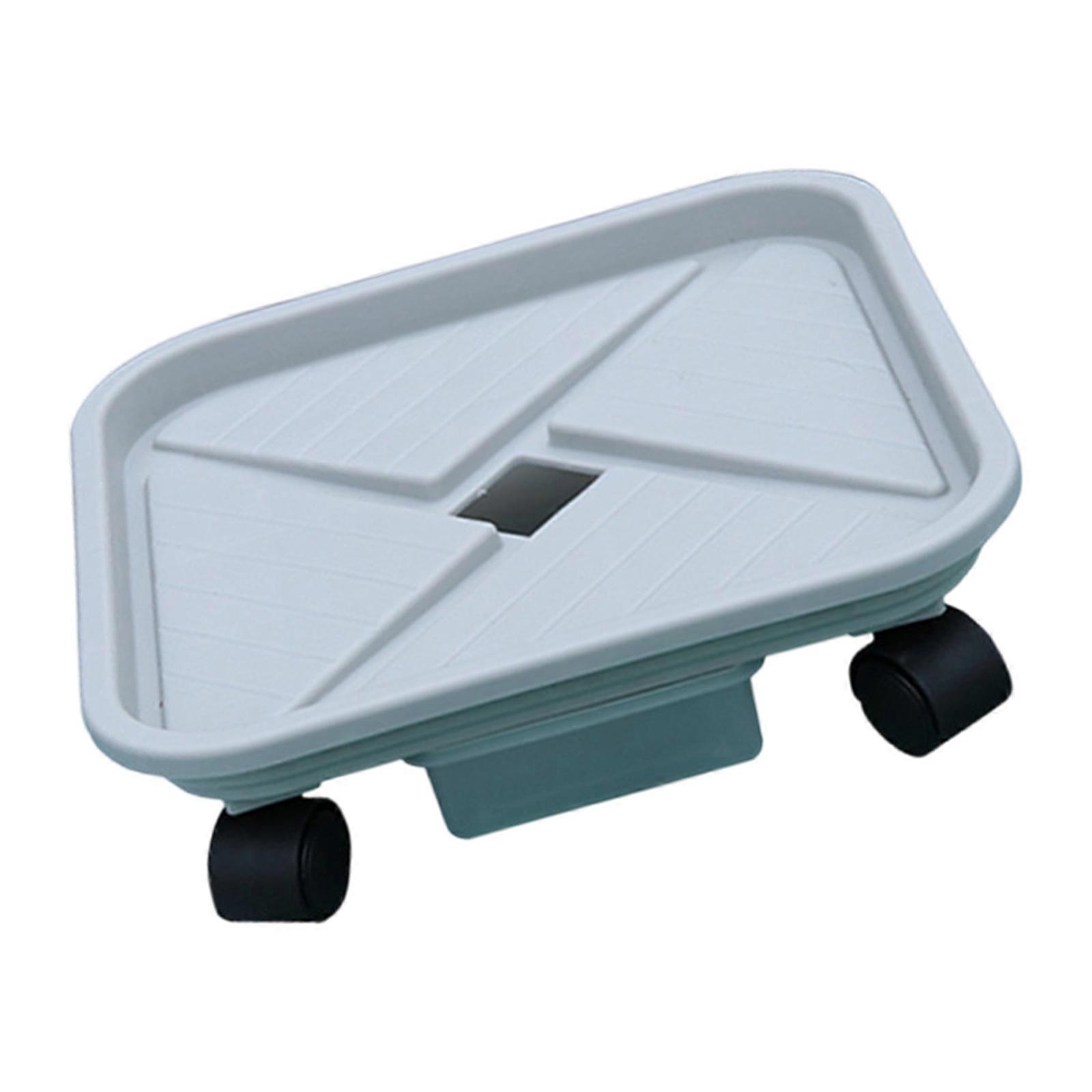 Movable Wheel Plant Tray With Rolling Base For Flower Pot Thickened Rolling Planter Stand Potted Holder Heavy Duty  XL