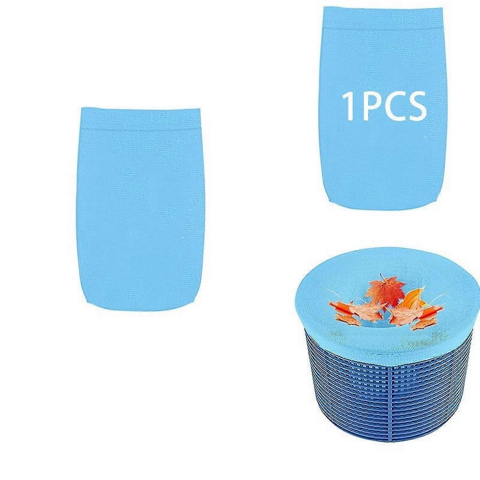 Kayannuo Pool Skimmer Filter Socks, Fine Mesh Screen Nets for Above Ground & Inground Pools, Blue - Compatible with Hayward, Pentair