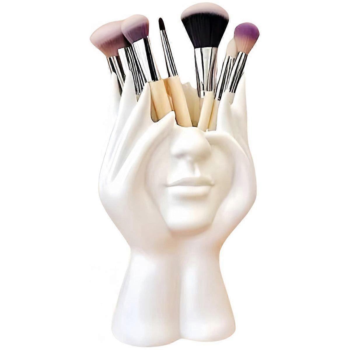 Makeup Brush Holder Pencil Holder Human Art