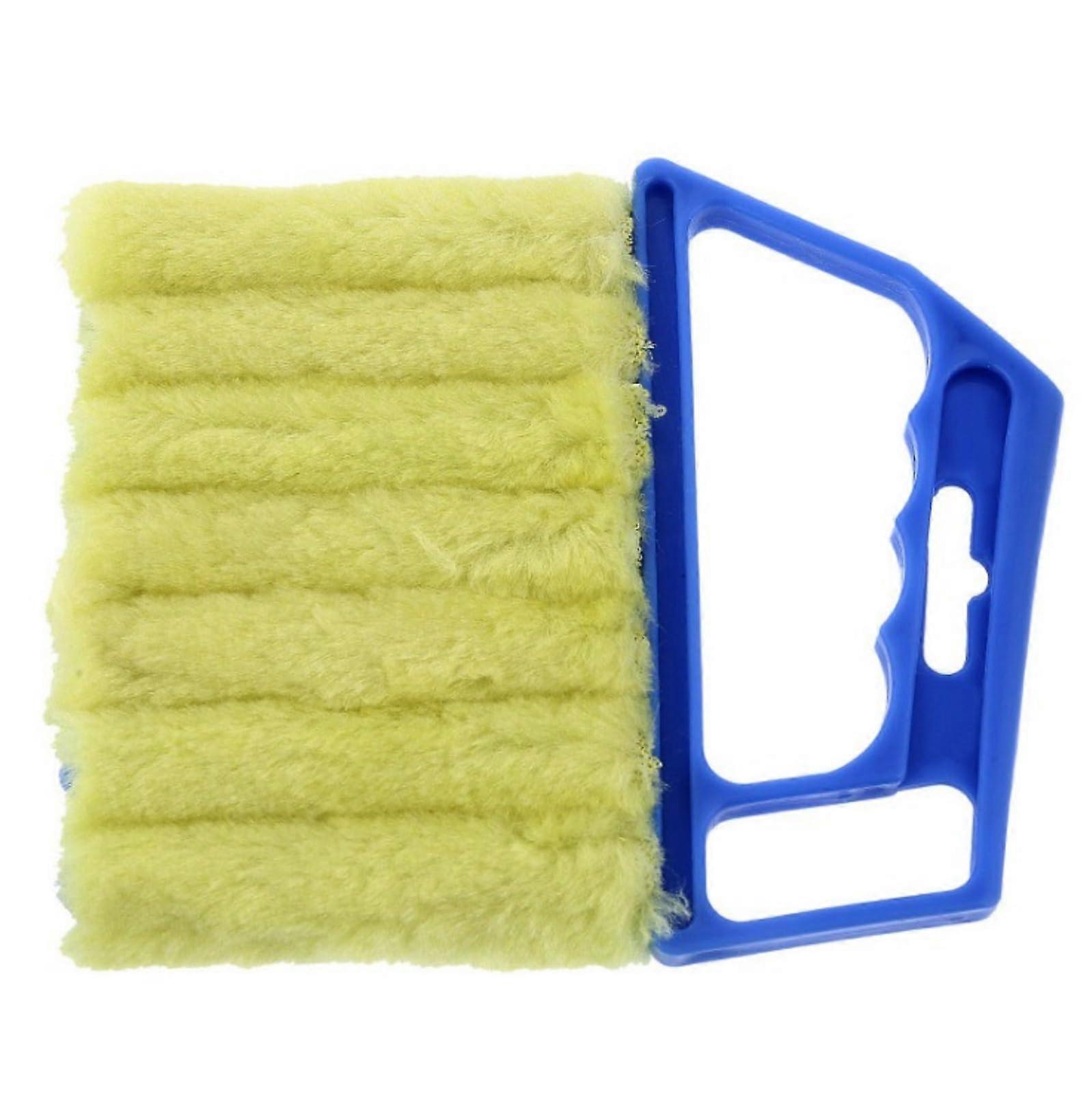 Blind Cleaning Brush Set of 2 with Gap and Curtain Dust Remover for Air Conditioner Fan Blue