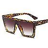 Flat Top Sonnenbrille, quadratisch, Gradient Cool Design