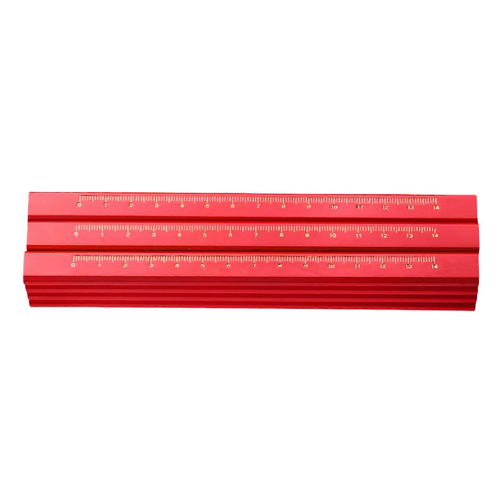 12 Pcs Flat Carpenter Pencils Octagonal Woodworking Construction Pencils Drafting Pencils for Woodworking and Marking  Red rod red core