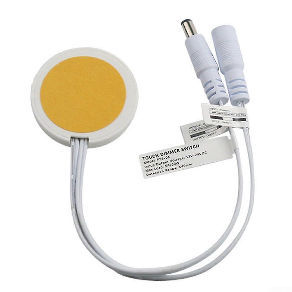 User Friendly Touch Activated Dimming Controller for DC12V 24V LED Systems with 20cm Cable in White