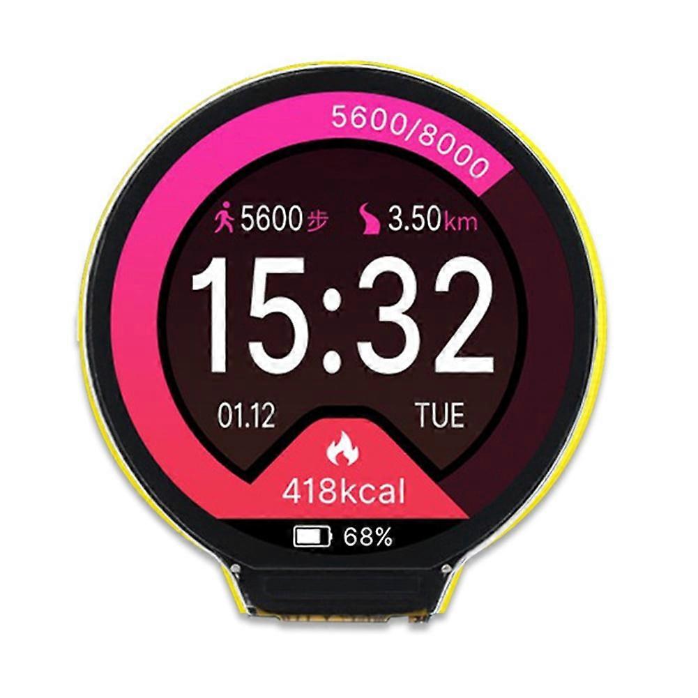 jixopn ESP32-C3 Module 1.28 Inch IPS LCD TFT Screen 240x240 Resolution Dual Core CPU Supports Charging and Discharging