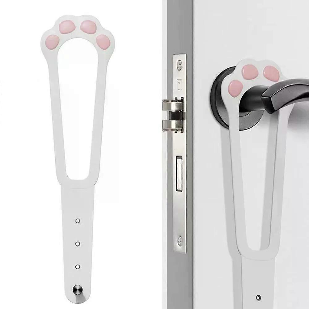 Cat Door Holder Latch Adjustable Dog Door Stopper Elastic Gate Lock Flex Latch Strap Keep Dog Out From Entering Pet Gate Supply