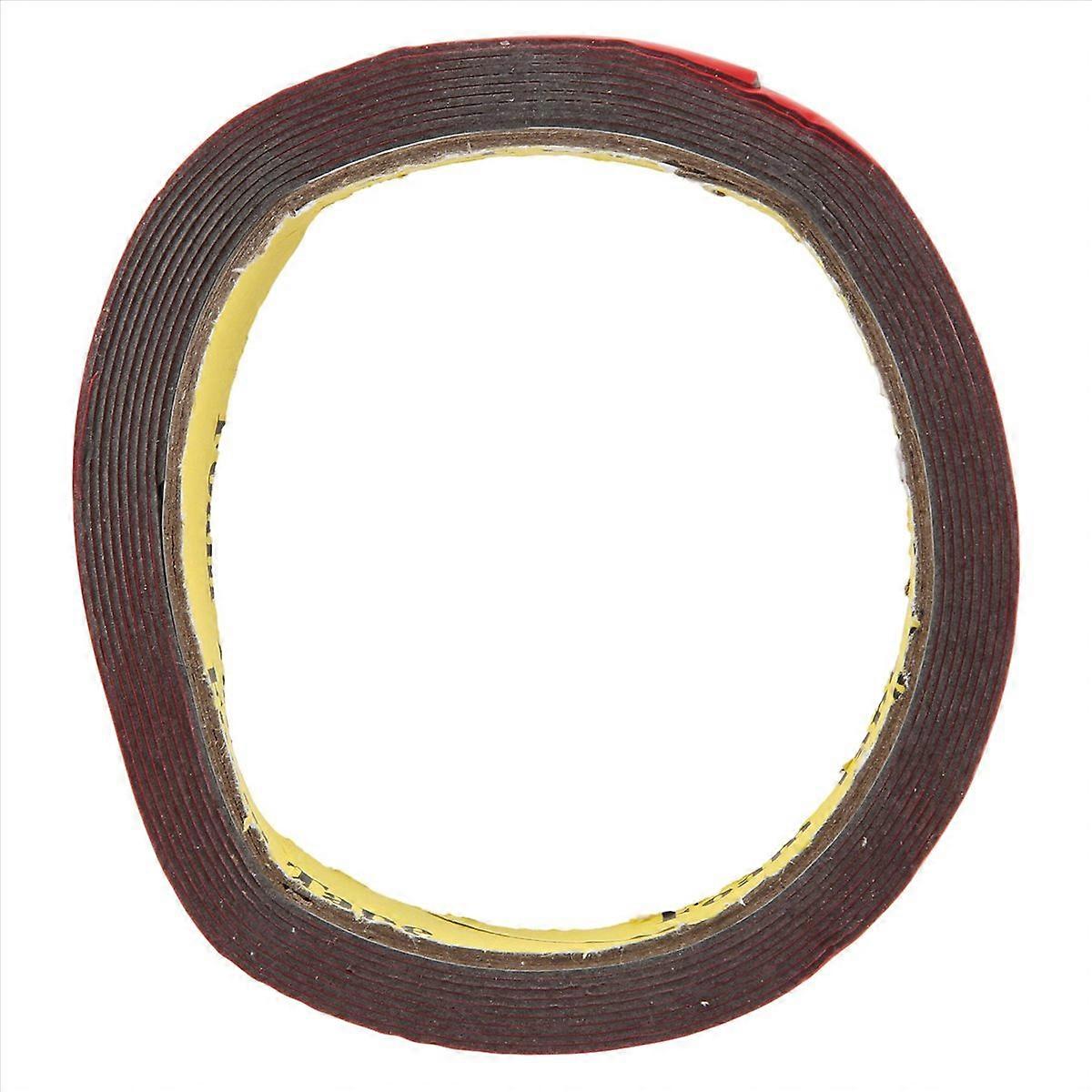  Strong Permanent Double Sided Foam Tape Roll, Red 15MM*