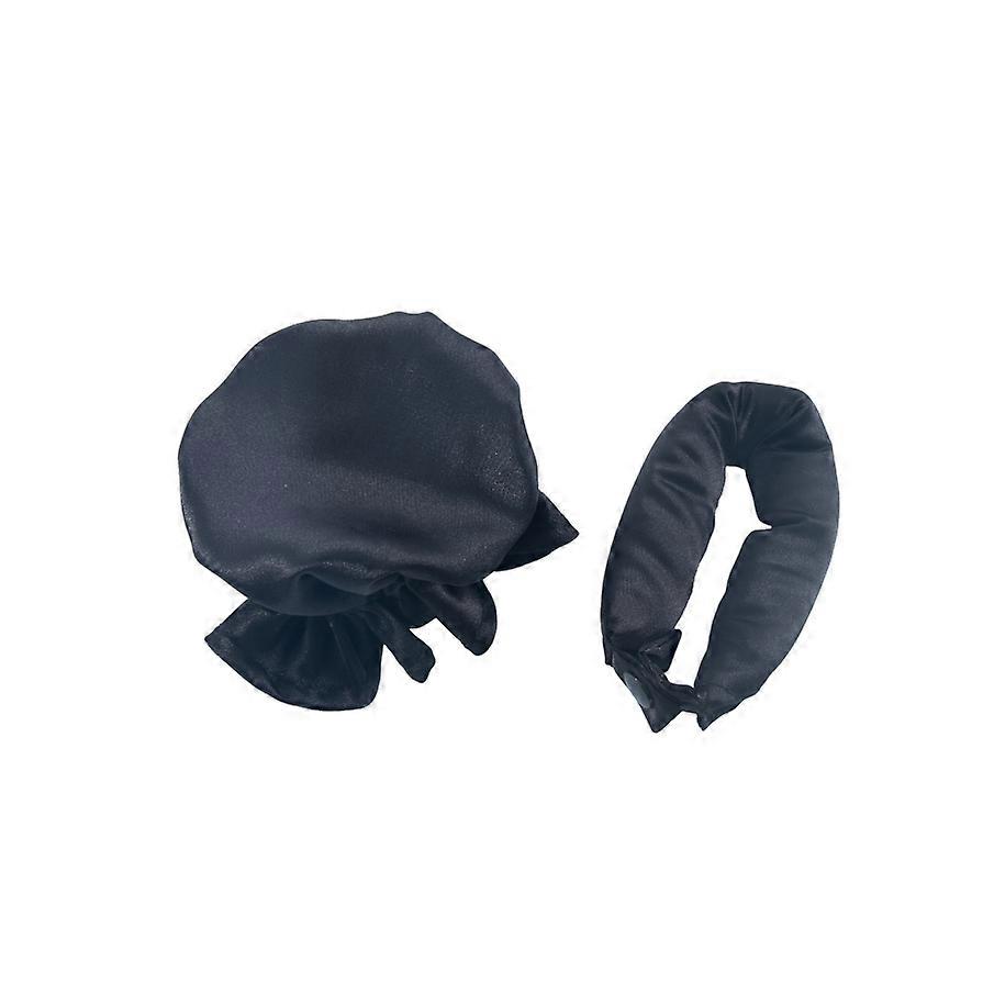 Heatless Curling Rod Set with Cap for Overnight Heat Damage Free Curls, Satin, All Hair Types