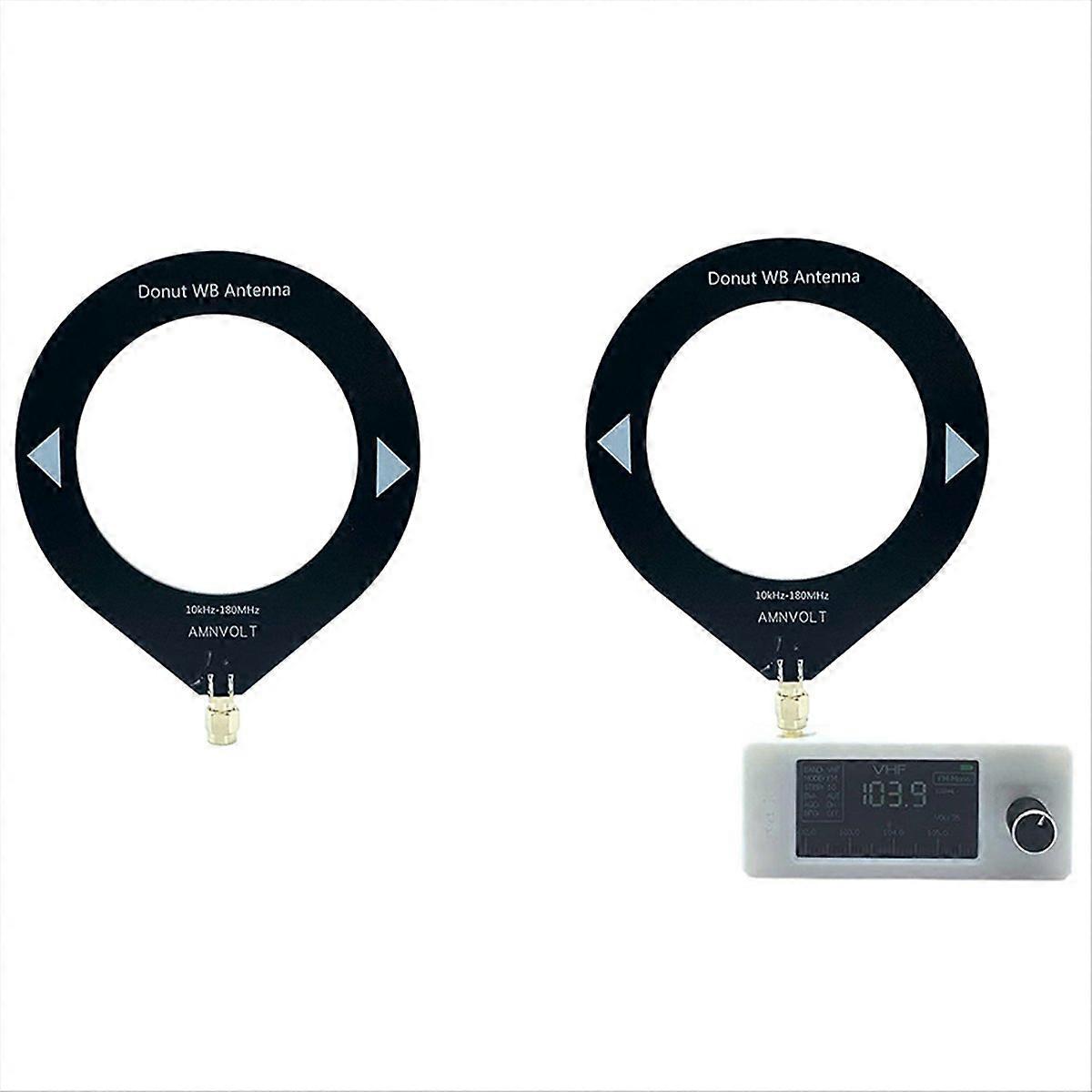 SI4732 Mini Radio Receiver 9.9KHz-181MHz+2XLoop Antenna A