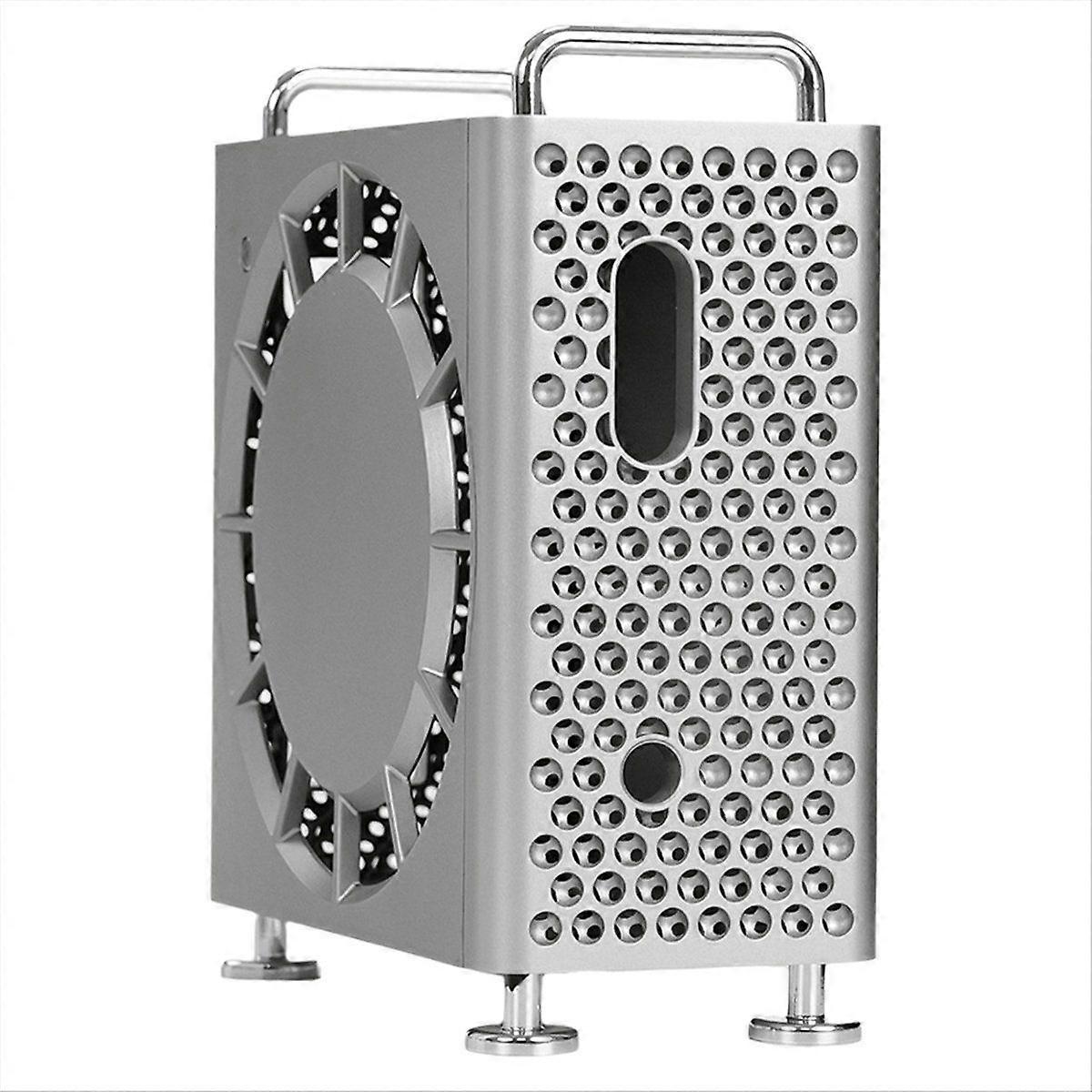 Protective Case Case for Mini /Pro Cooling and Drop Protection Case Stand Host Chassis Silver