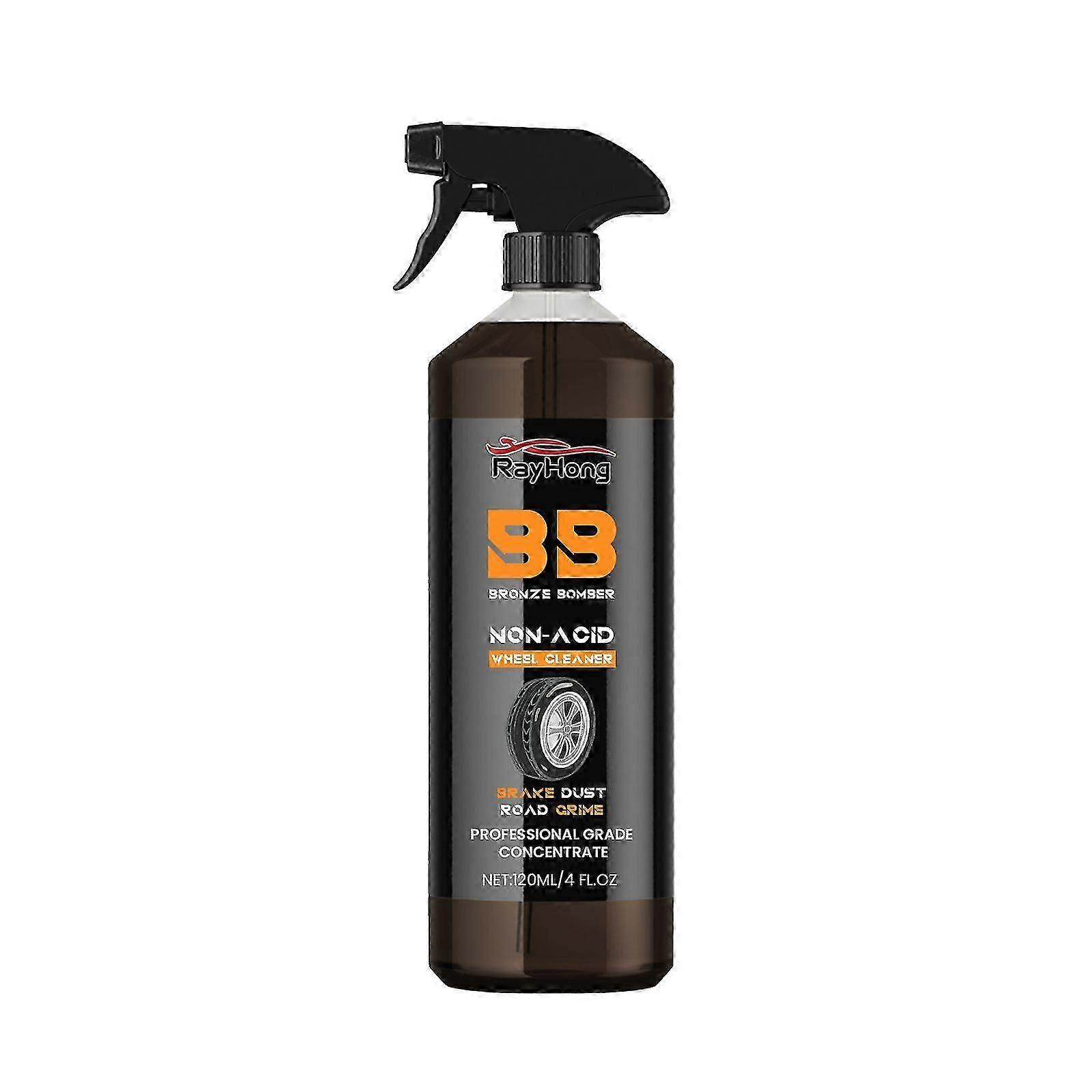 Premium Multi-Purpose Tire & Wheel Cleaner - Protects & Restores Shine, UV & Pollutant Shield, Easy Spray Application, 120ml