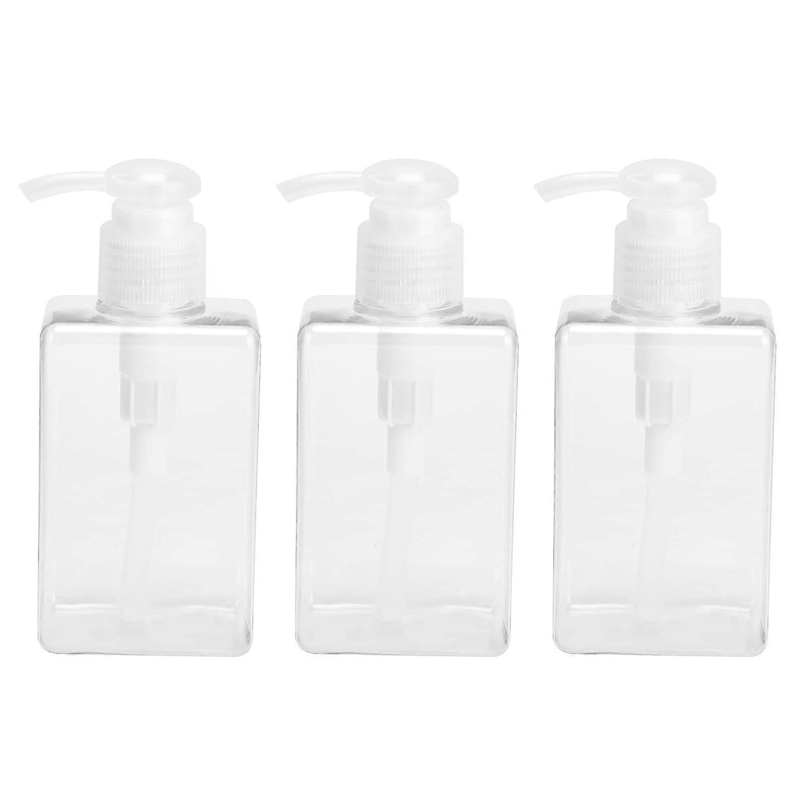 3PCS 150ml Refillable Pump Bottles, LeakResistant Plastic Soap Dispenser for Kitchen and Bathroom