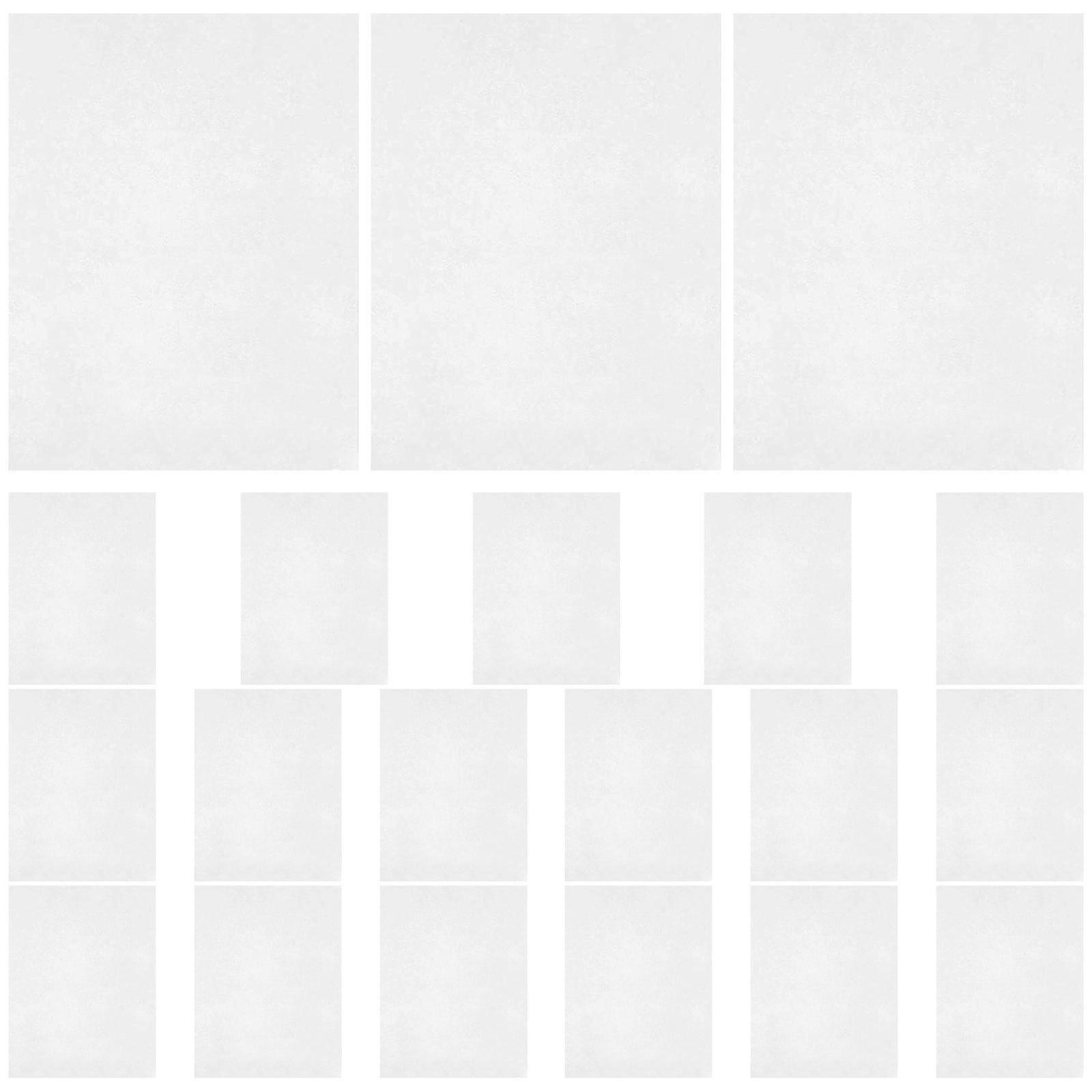 White Non-Stick Release Papers for Diamond Drawing 20 Sheets A4 Size Premium Quality