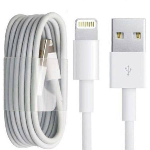 2 pcs 2m Charging sync cable for compatible with iPhone white