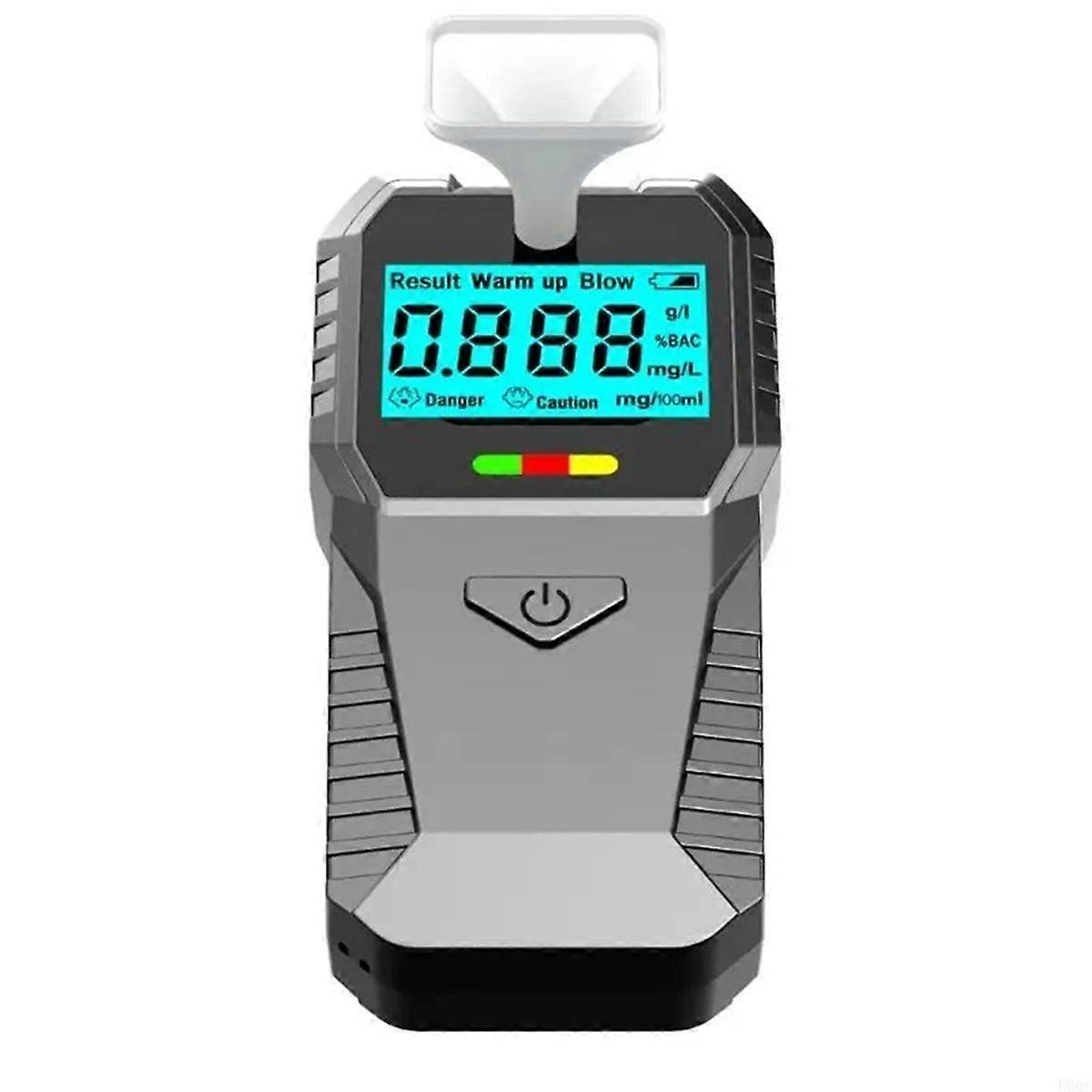 MR1102 Digital LED Breath Alcohol Tester Portable Vehicle-Mounted Breathalyzer for Drivers Portable Breath-Based Tester