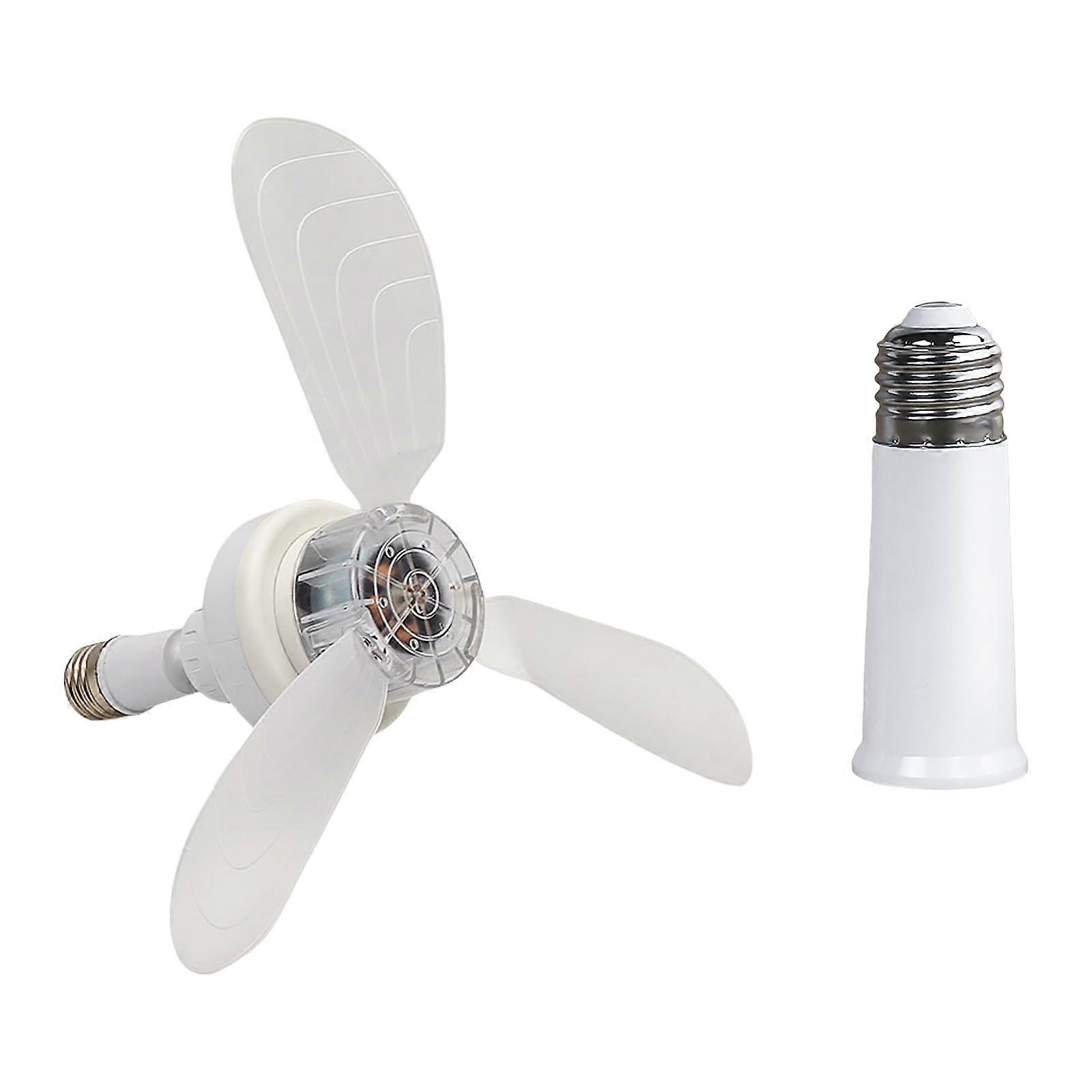 Angles Adjustable Ceiling Coolers 18W Power Efficient Ceiling Fan E27 Socket Compact Ceiling Fan For Room Desk