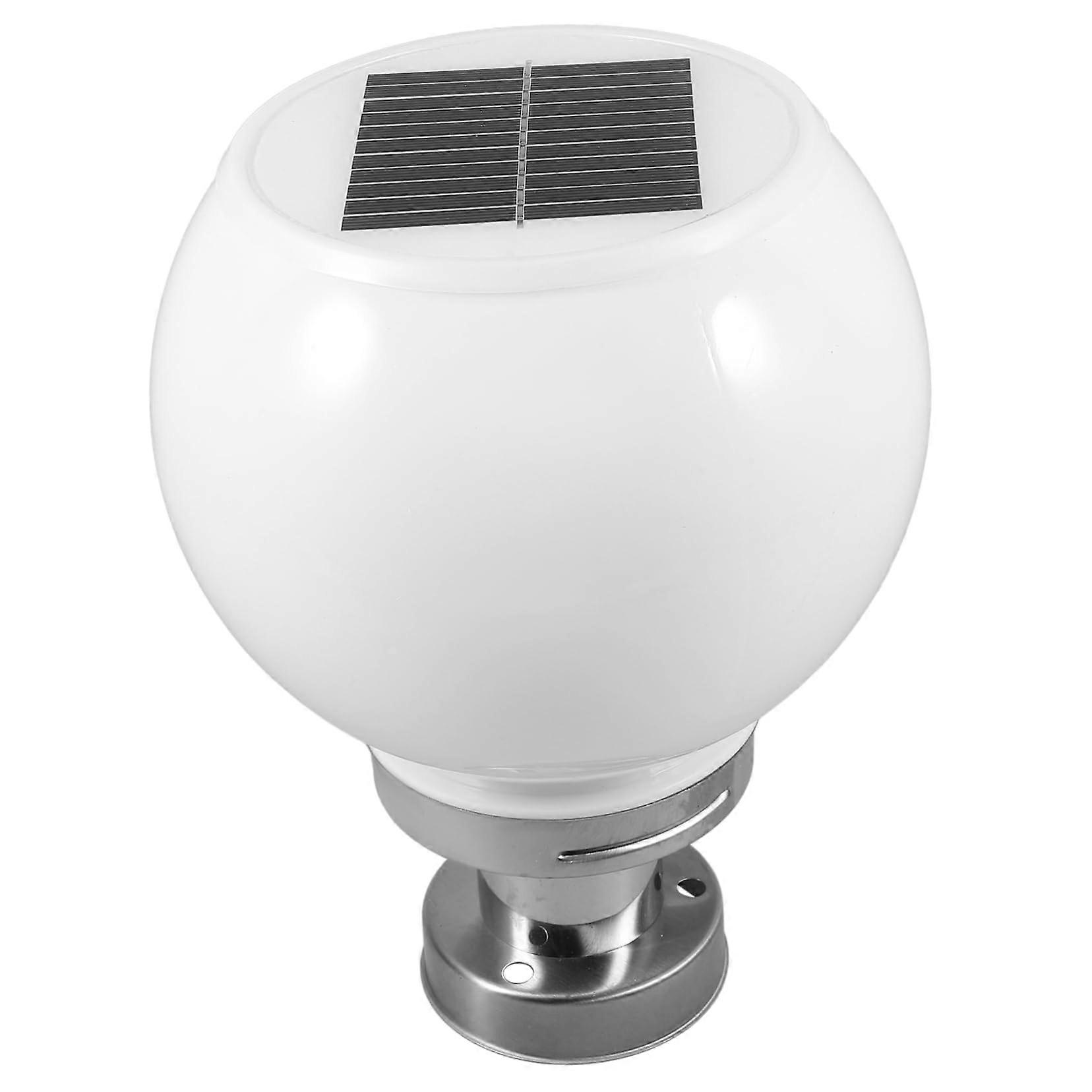 Solar Post Cap Lights Waterproof LED Solar Powered for Garden Patio Fence with DayNight Sensor