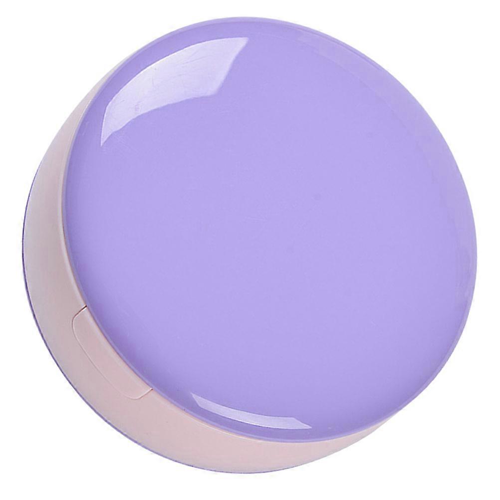 Retainer Container for Storage 2Pcs Portable Tooth Socket Case Violet