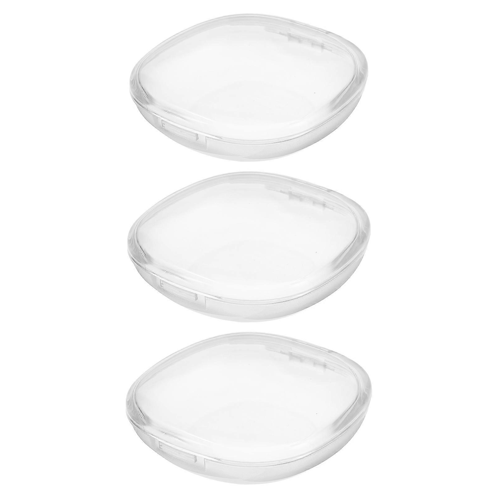 3Pcs Denture Box Travel Container For Devices Lightweight Protection For Daily Needs