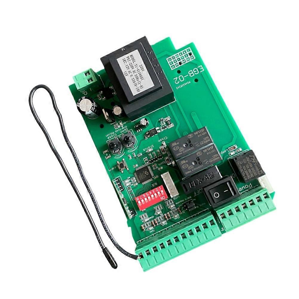 AC220 Automatic Sliding Gate Motor Control Board +5 Remote Control for Sliding Gate Opener Access Control System