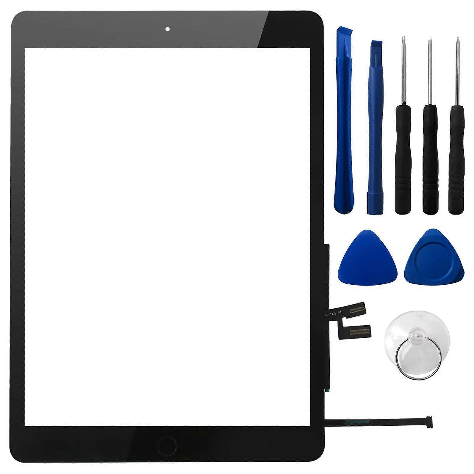 for iPad 7th 8th Generation Screen Replacement 10.2 A2270 A2197 A2200 Glass Digitizer  Kit Black