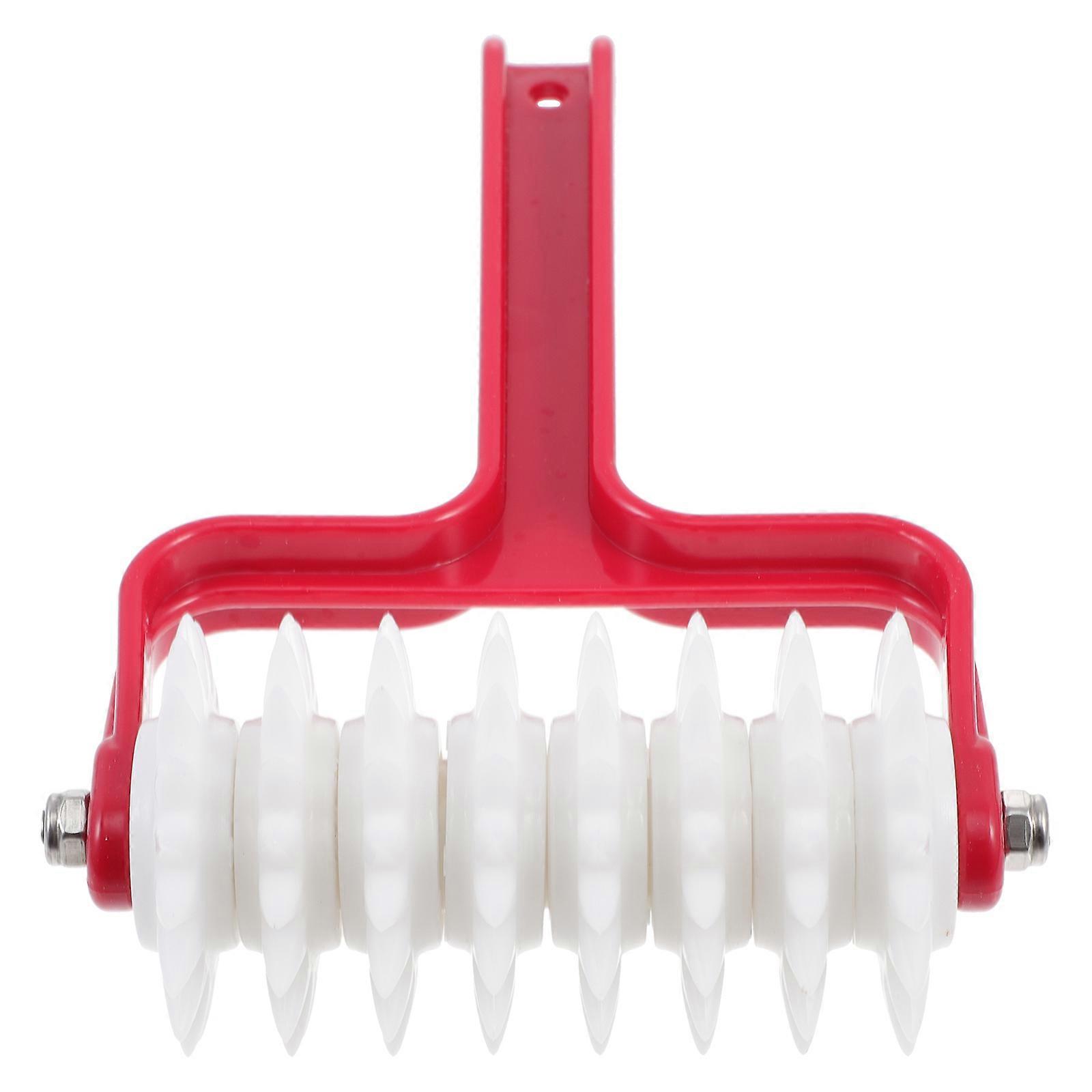 Pizza Hole Puncher Kitchen Gadget for Baking 2Pcs Red Practical Tool