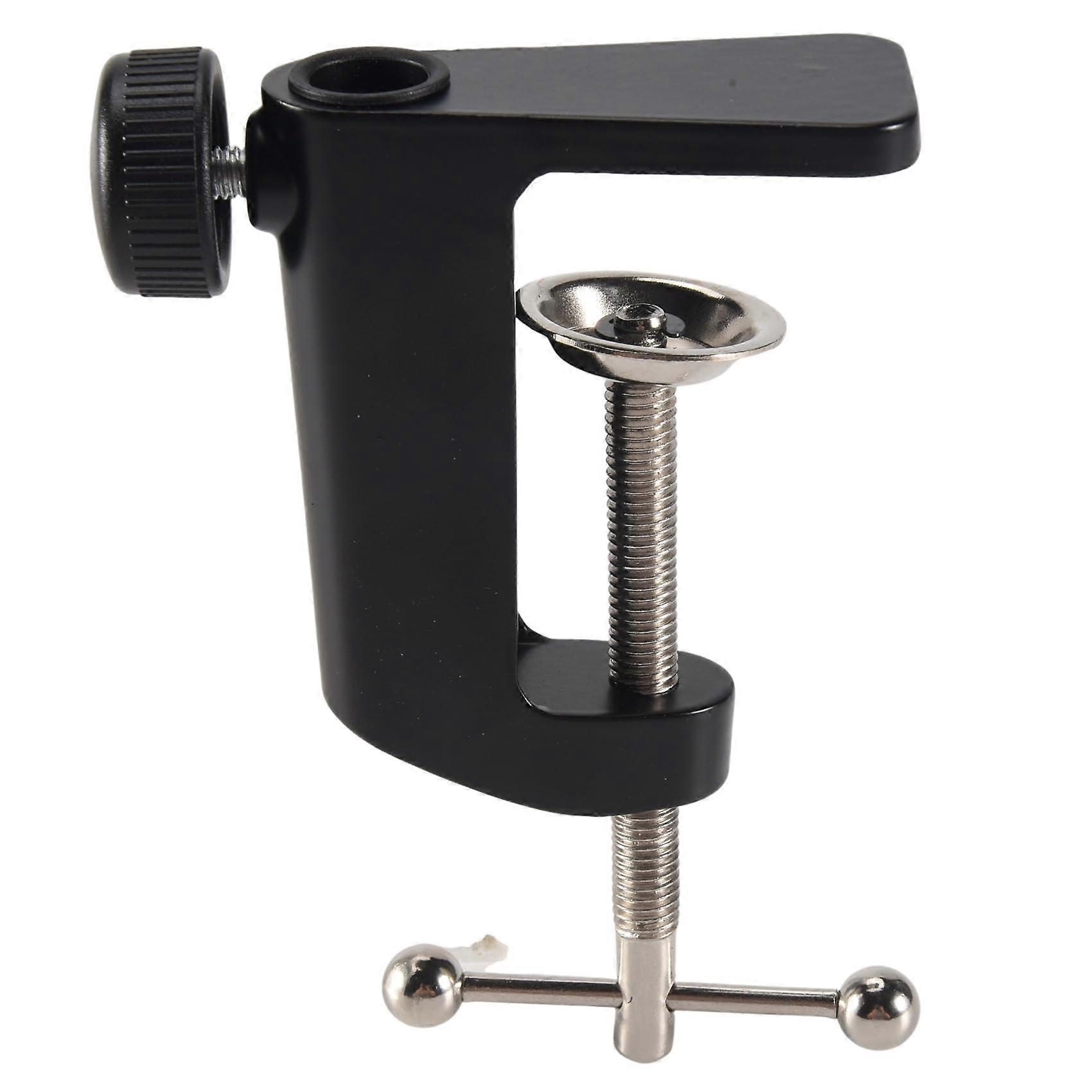 Heavy-Duty Metal Table Mounting Clamp for Microphone Boom Arm Stand, Adjustable, Compatible with Most Microphones