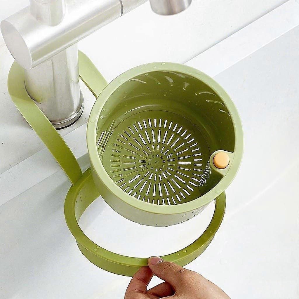 Sink Strainer Plastic Kitchen Sink Strainer Removable Silicone Hanging Drain Basket Snap Button