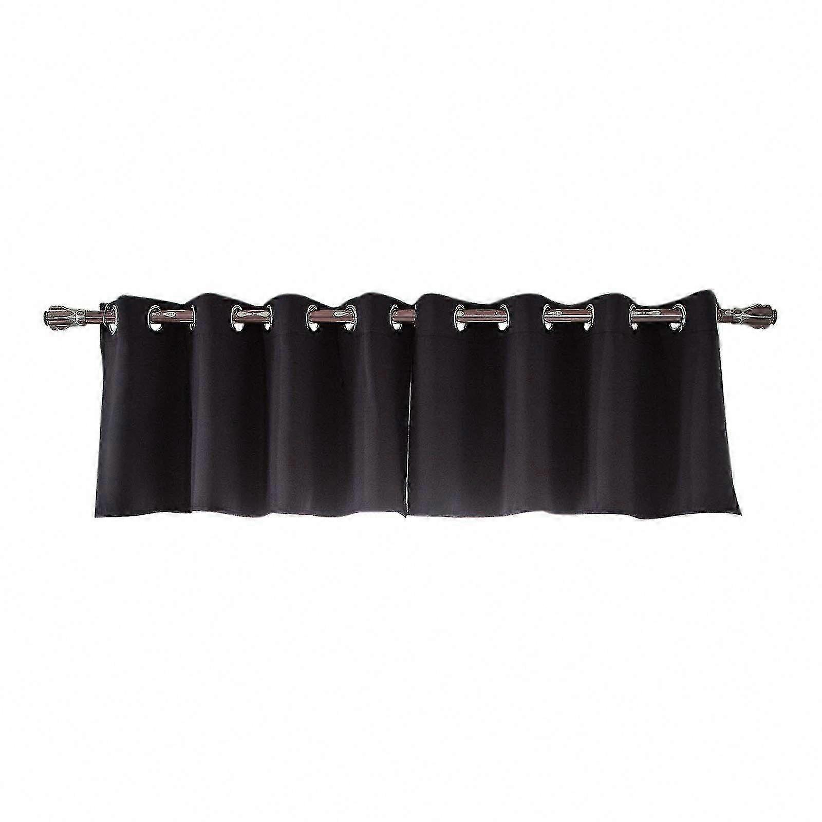 Lightweight Short Curtains with Enhanced Light Blocking Feature for Windows