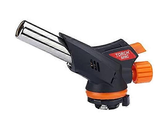 Professional Culinary Butane Torch Adjustable Flame Kitchen Blow Lighter for BBQ Cooking Bakery with Reverse Usage