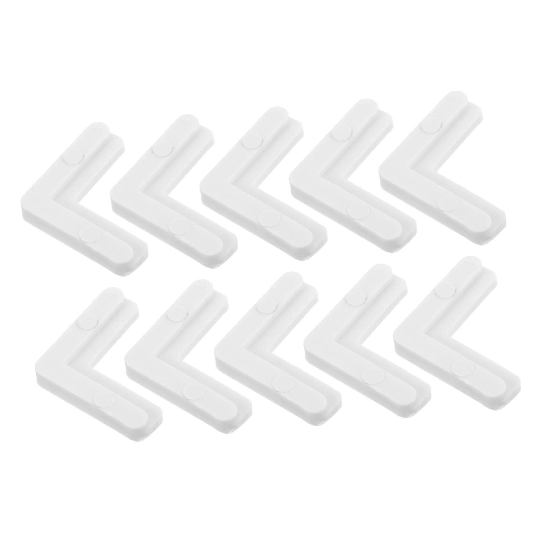 10pcs Window Screen Corner Brackets for Easy Frame , Durable 90° Metal L Connectors