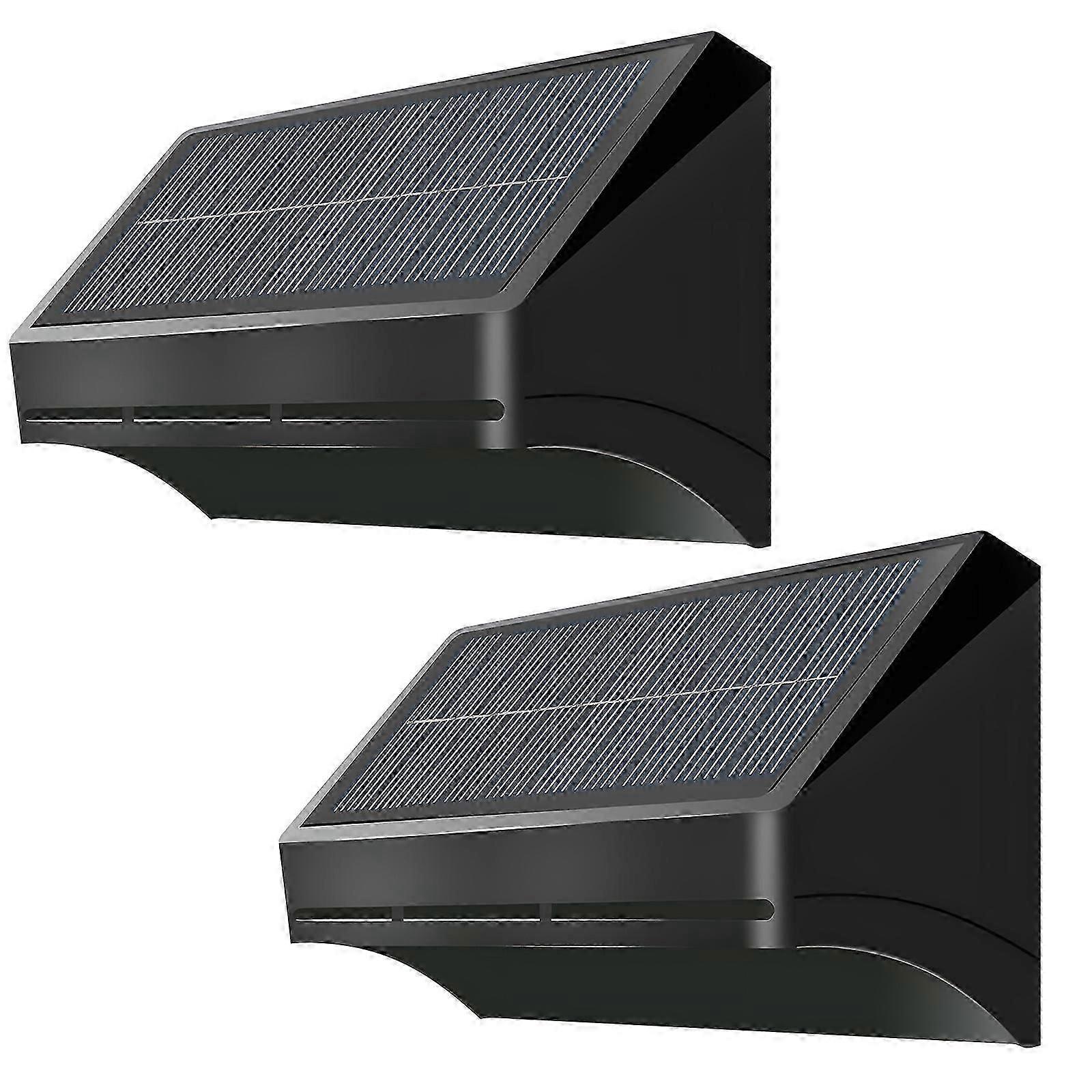 2pcs Solar Wall Lights for Garden Decoration (Triangle RGBW)