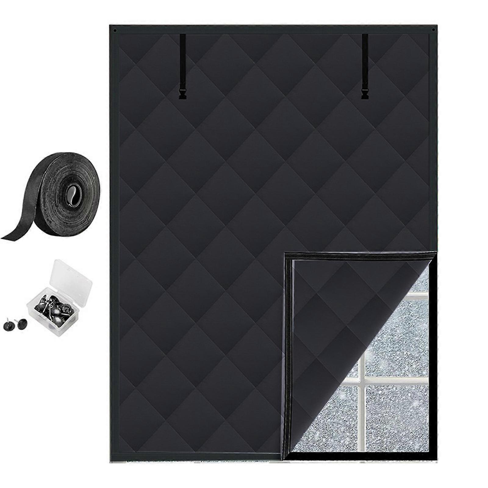 Noise Blocking Oxfords Fabric Rollable Window Cover Designed for Quiet Living Space with Roll Light Control Multicolor