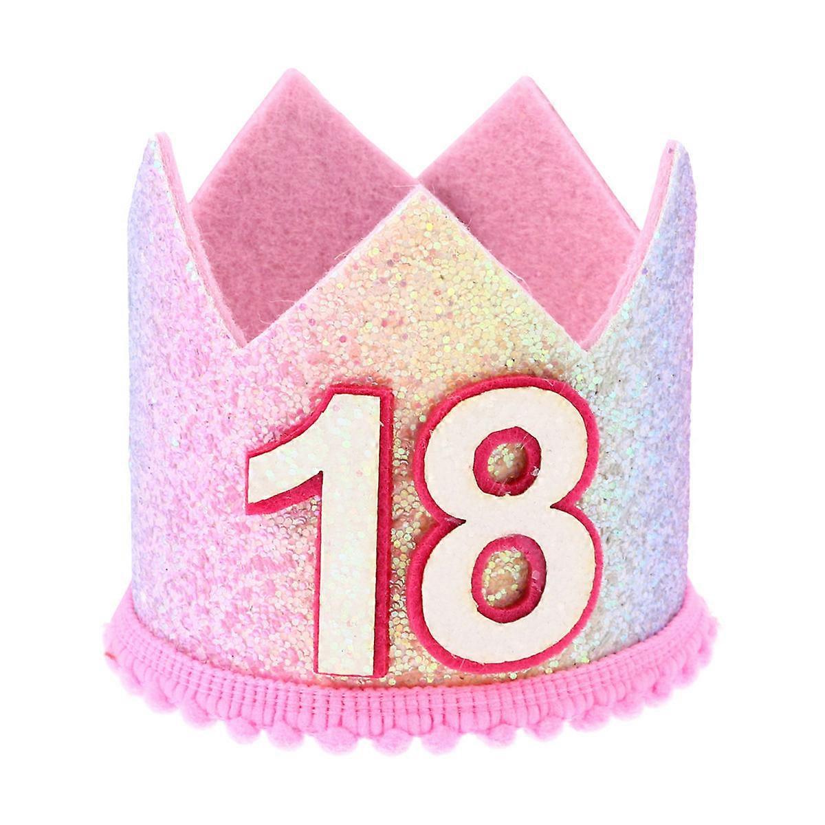 Birthday Hat Crowns for Decoration 3Pcs Gradient Headdress