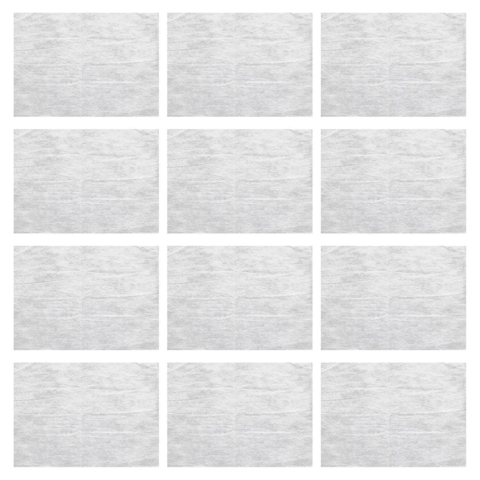 Kitchen Range Hood Oil Absorbing Paper Filter for 12Pcs Disposable Set