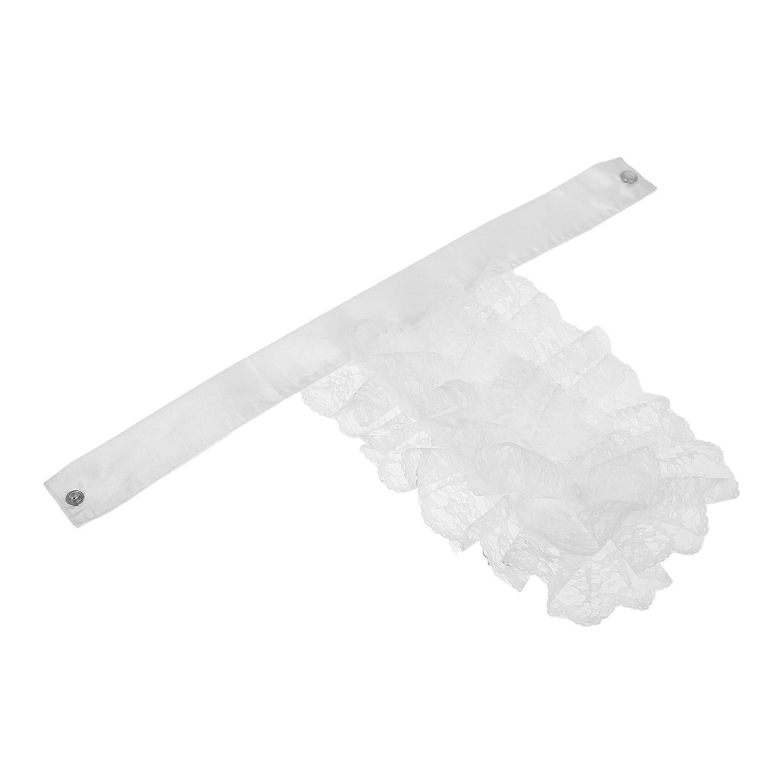 Lace Neck Ruff Collar Detachable Accessory for Steampunk Costume