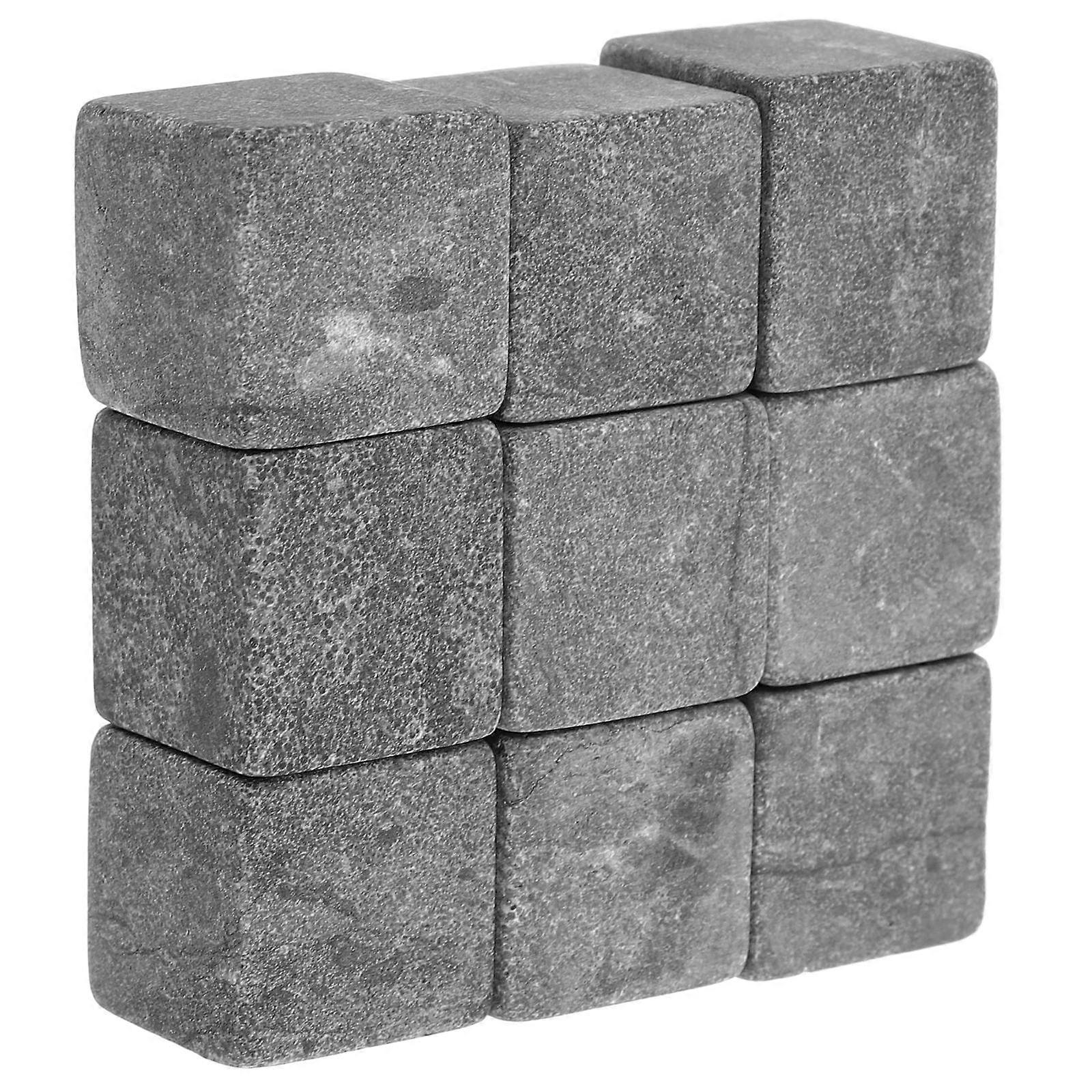 Black Granite Ice Wine Stone for Whiskey Cooling 1Set
