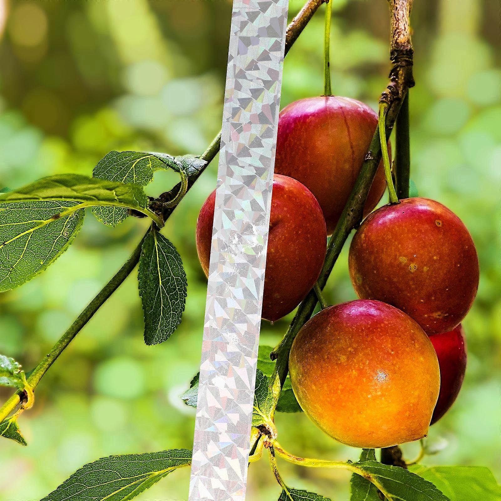 Practical Silver Bird Ribbon for Outdoor Use 2Pcs Durable Reflective Tape