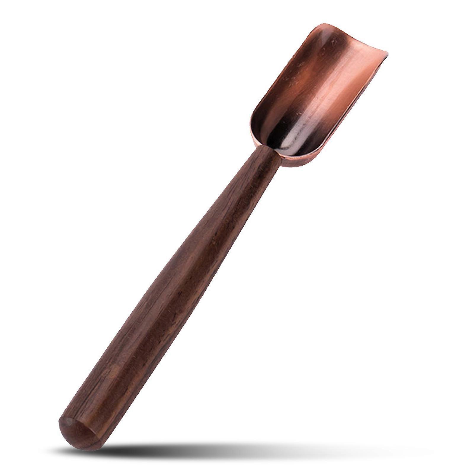 Wood Tea Spoon Vintage Style Teaspoons Kitchen Use Small Size Multi Function 1Set