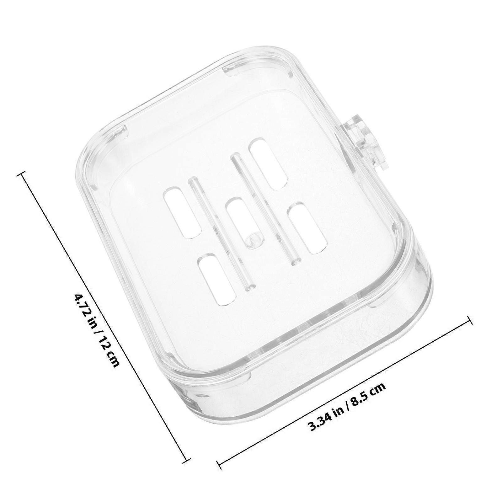 Soap Holder Wall Dual-Layer Soap Storage Container for Storage 1Pcs