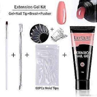 Nagelgelset Semi-permanente snelle manicure Complete set Gel Nagelriemduwer Vingerverlenger Nagelmal Nagelgereedschap Set-A06 25-26