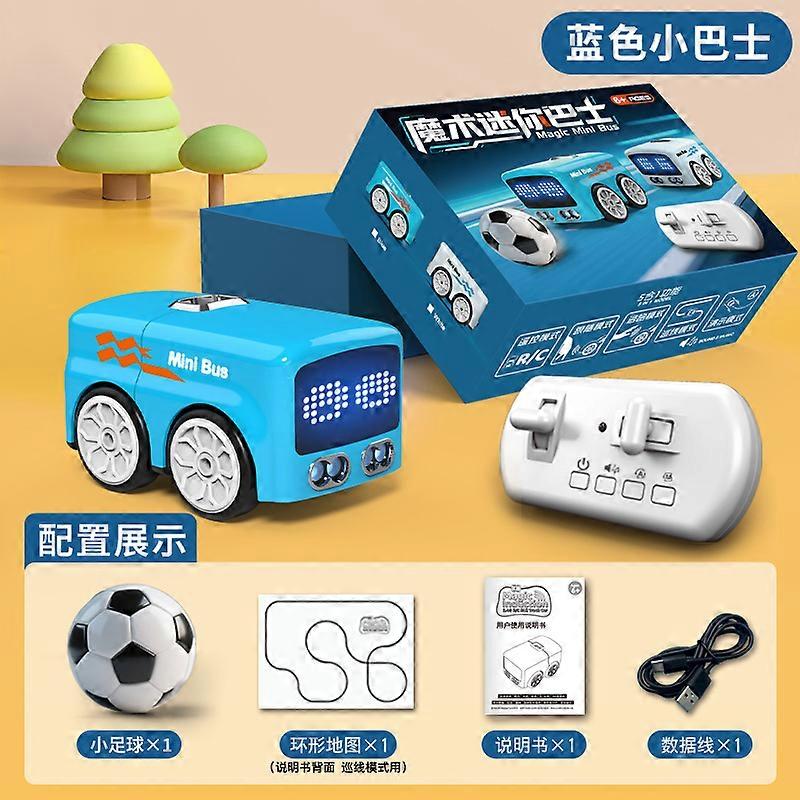 Intelligent Remote Control Sensor Car Mini Gesture Following Small Bus Automatic Avoidance Patrol Line Driving Desktop Children'