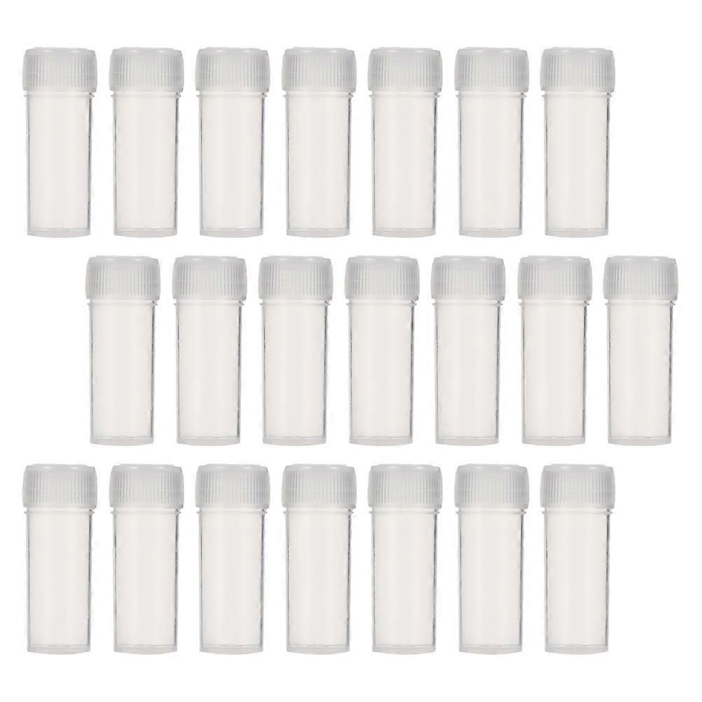 Plastic Vials for Storage Use 240Pcs Leak Proof Transparent Bottles
