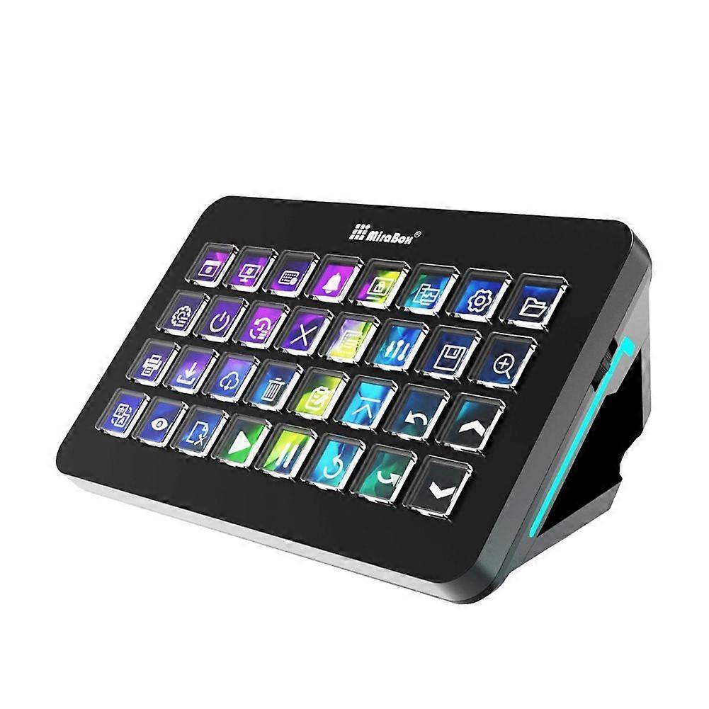 Mirabox XL Visual Console Macro Keyboard with 32 Keys PC Programmable Streamdeck on-Site Central Control Gaming Accessories