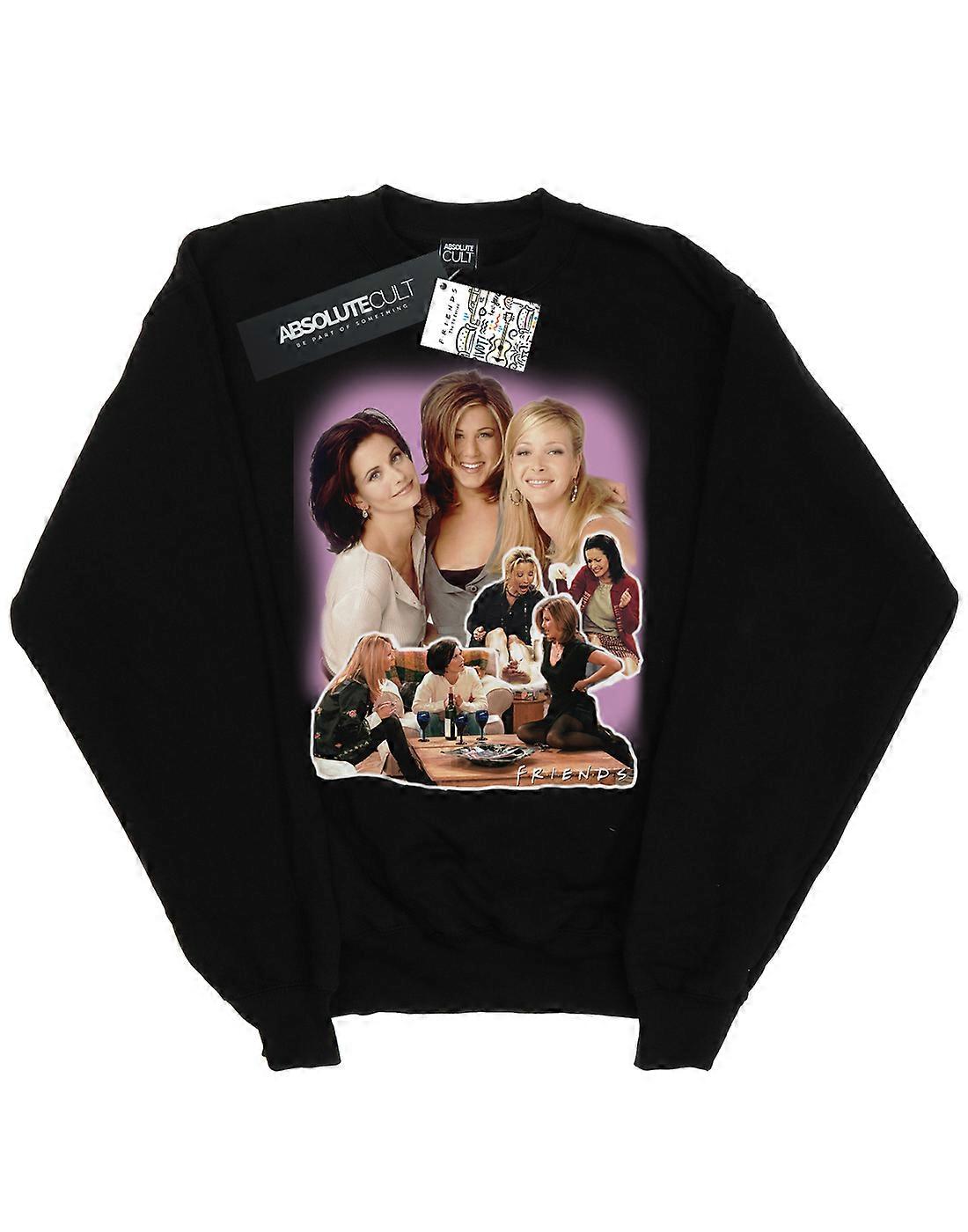 Vänner Flickor Tjejer Collage Sweatshirt
