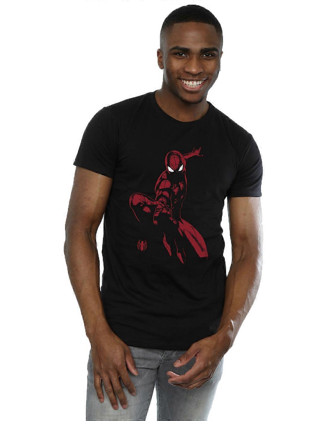 Marvel Men's Spider-Man Shadow T-Shirt