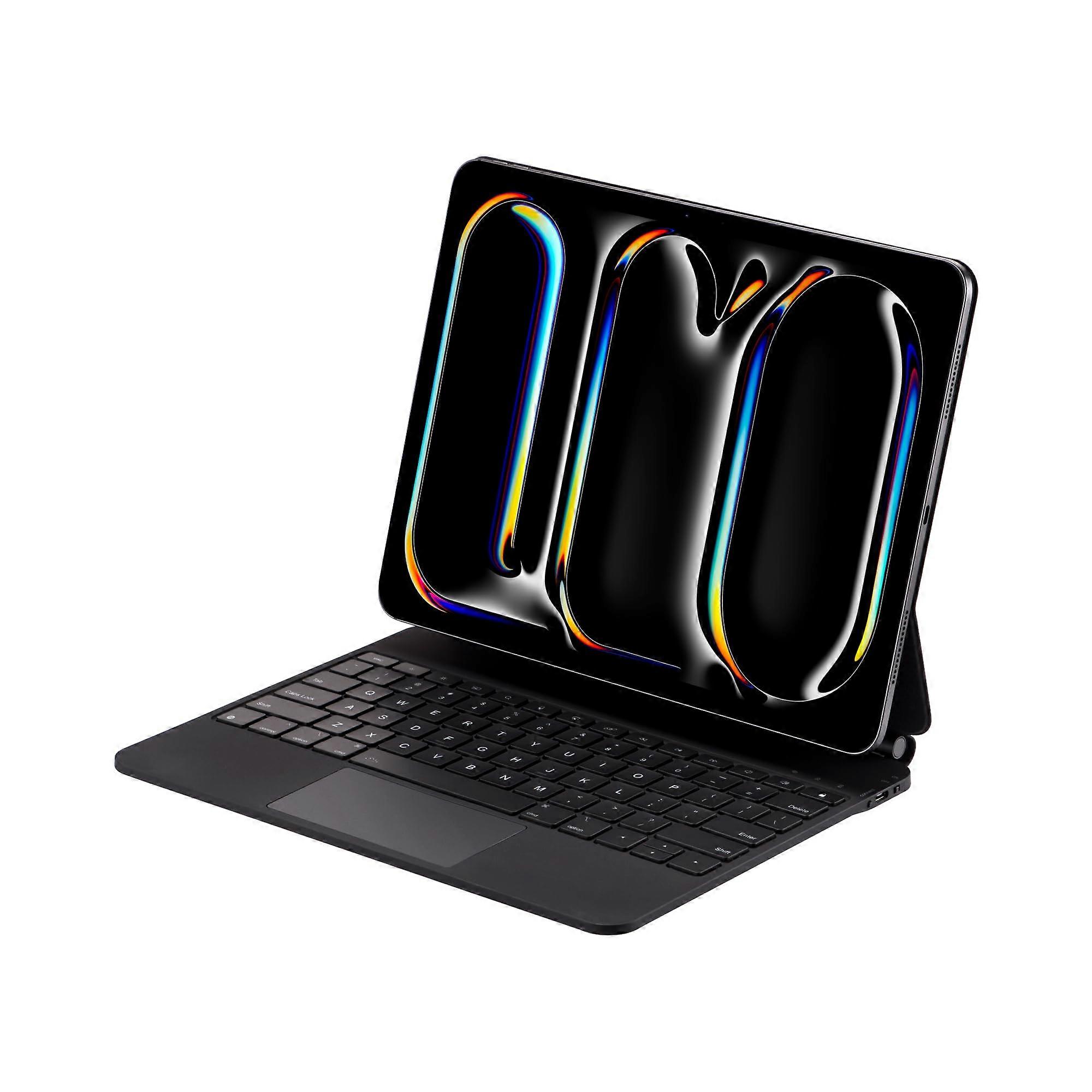 Magic Keyboard Case for iPad Pro 11 2024 M4 with Backlit Keys and MultiTouch Trackpad, Black